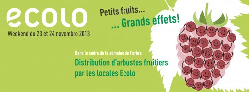 Distribution de petits fruitiers ce samedi 23 novembre